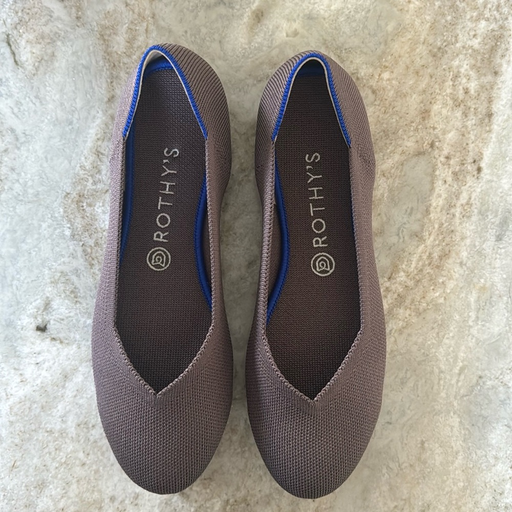 Rothy's The Flat In Mink Color Retired Color Size… - image 1